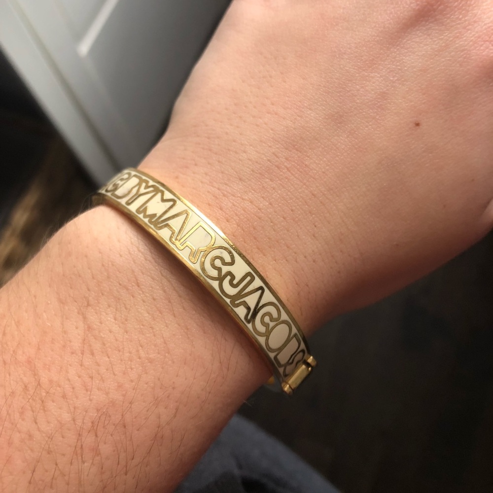 Marc By Marc Jacobs gold bangle